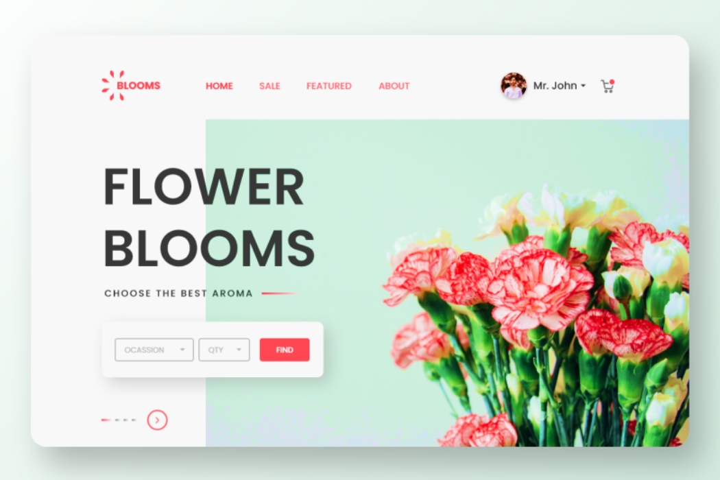 Flower Bloom Web Design